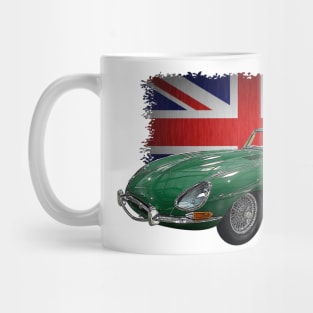 British Racing Green Jaguar E-Type Mug